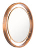 Round Gold Mirror Brown & Gold - Cozy Roots Decor