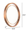 Round Gold Mirror Brown & Gold - Cozy Roots Decor
