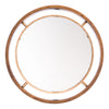 Round Gold Mirror Brown & Gold - Cozy Roots Decor
