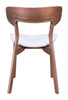 Russell Dining Chair (Set of 2) Walnut & Light Gray - Cozy Roots Decor