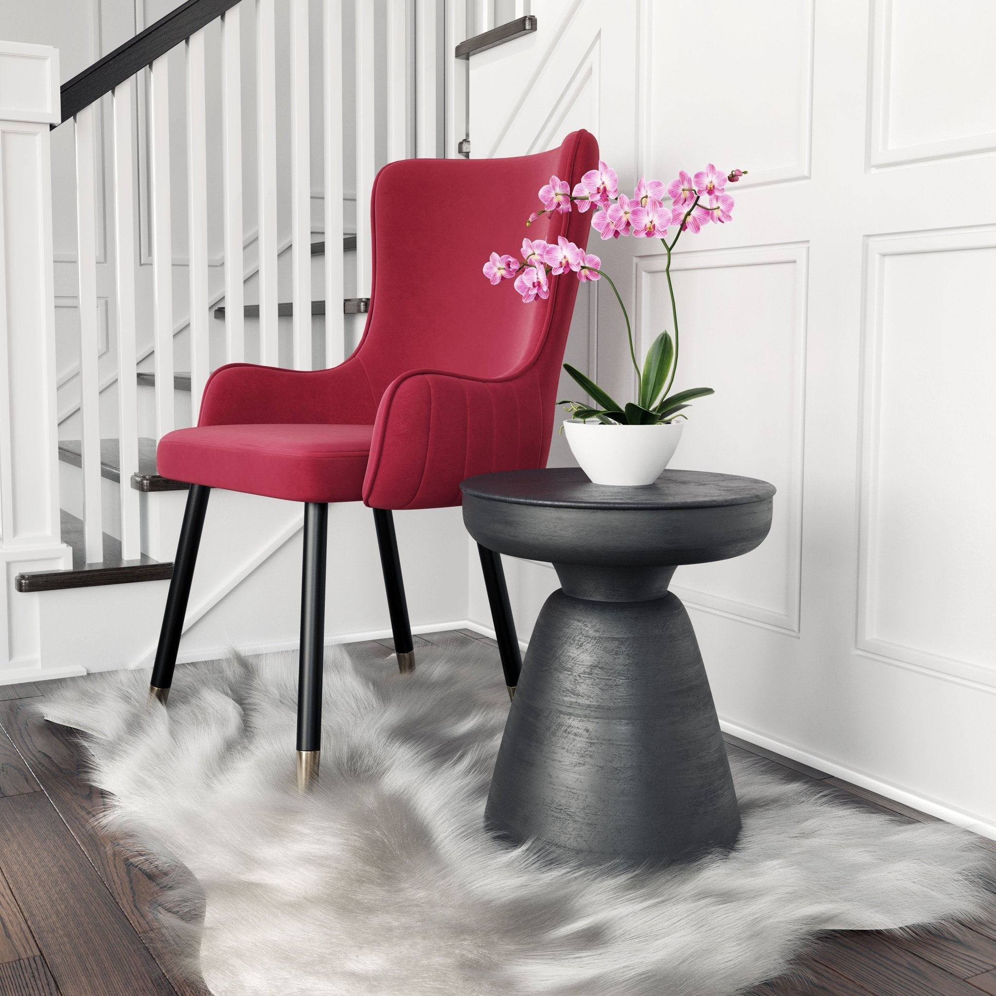 Sage Side Table Black - Cozy Roots Decor