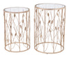 Sage Side Table Set (2 - Piece) Gold - Cozy Roots Decor