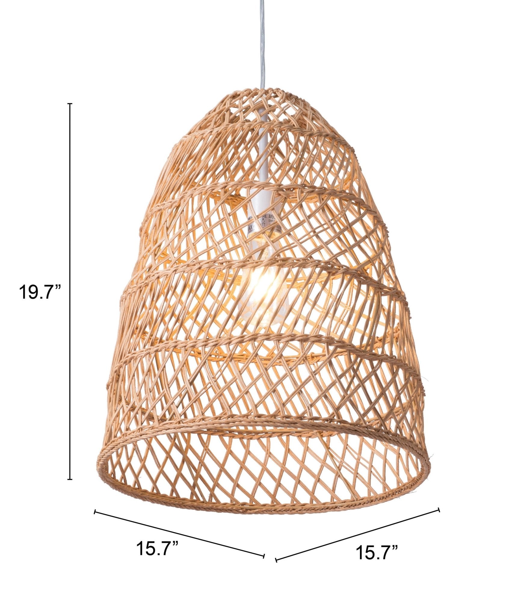 Saints Ceiling Lamp Natural - Cozy Roots Decor