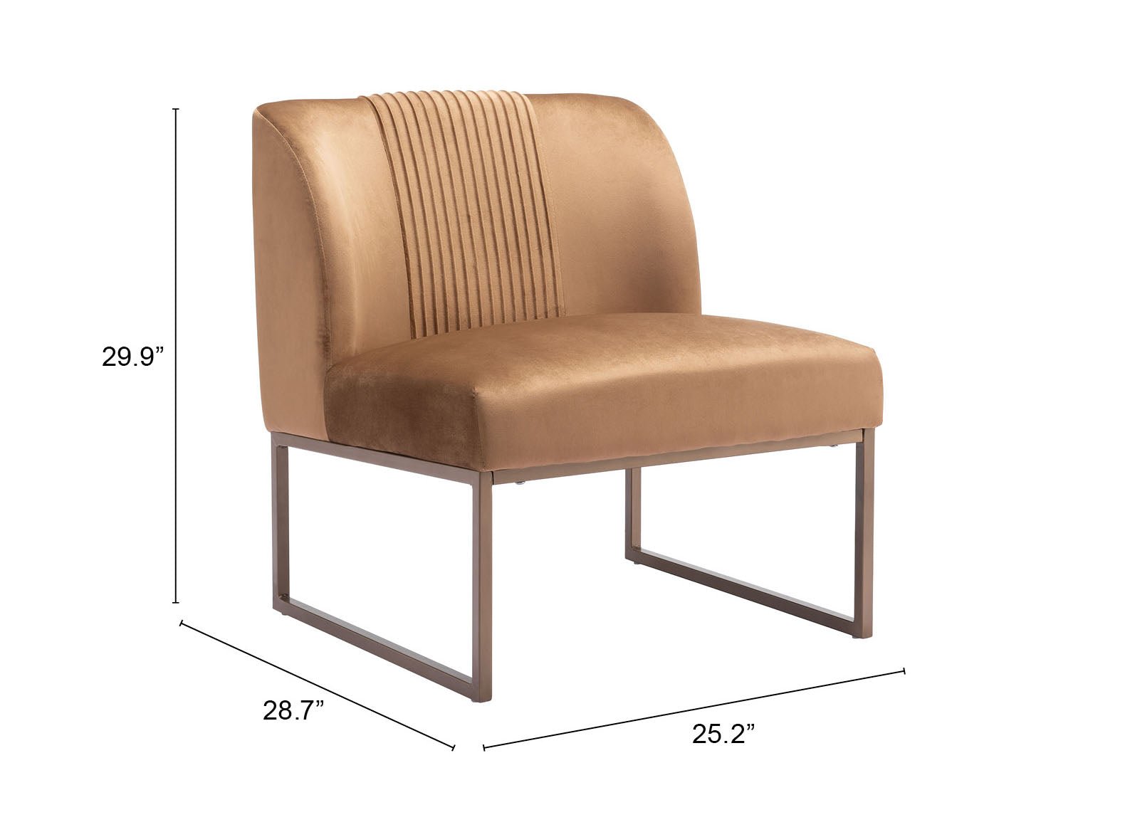 Sante Fe Accent Chair Brown - Cozy Roots Decor