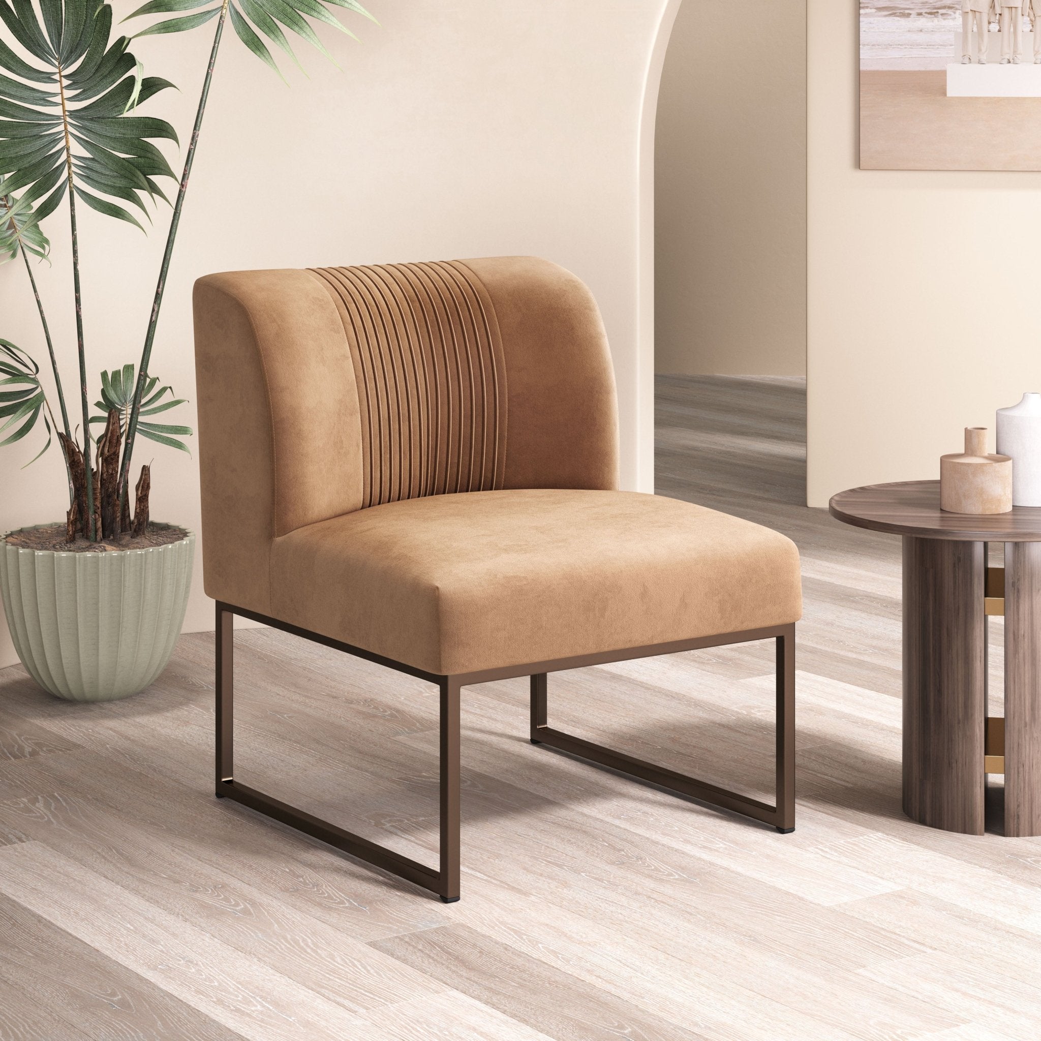 Sante Fe Accent Chair Brown - Cozy Roots Decor