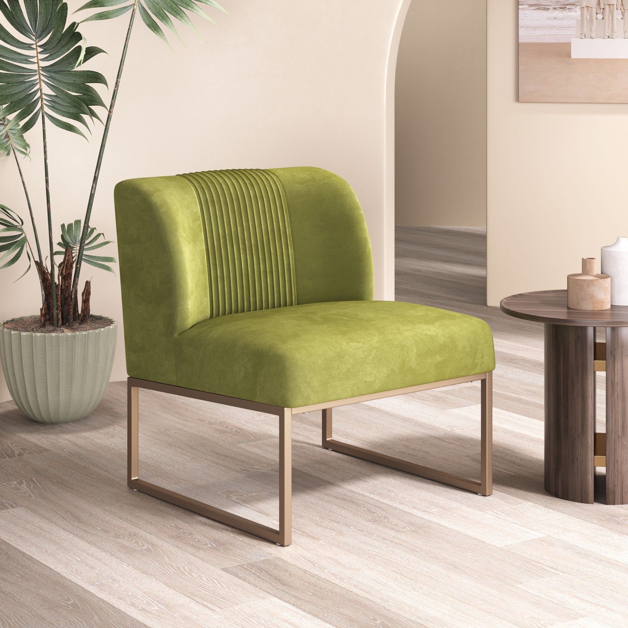 Sante Fe Accent Chair Olive Green - Cozy Roots Decor