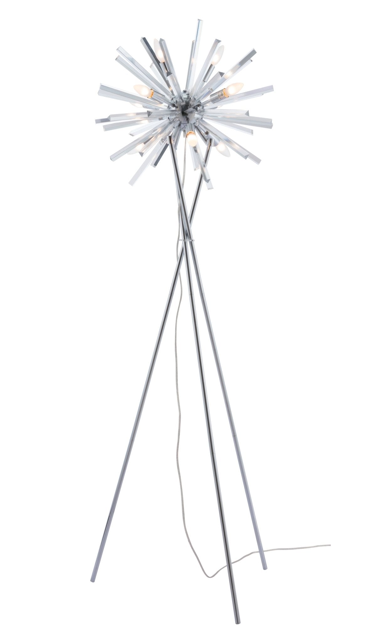 Savoy Floor Lamp Chrome - Cozy Roots Decor