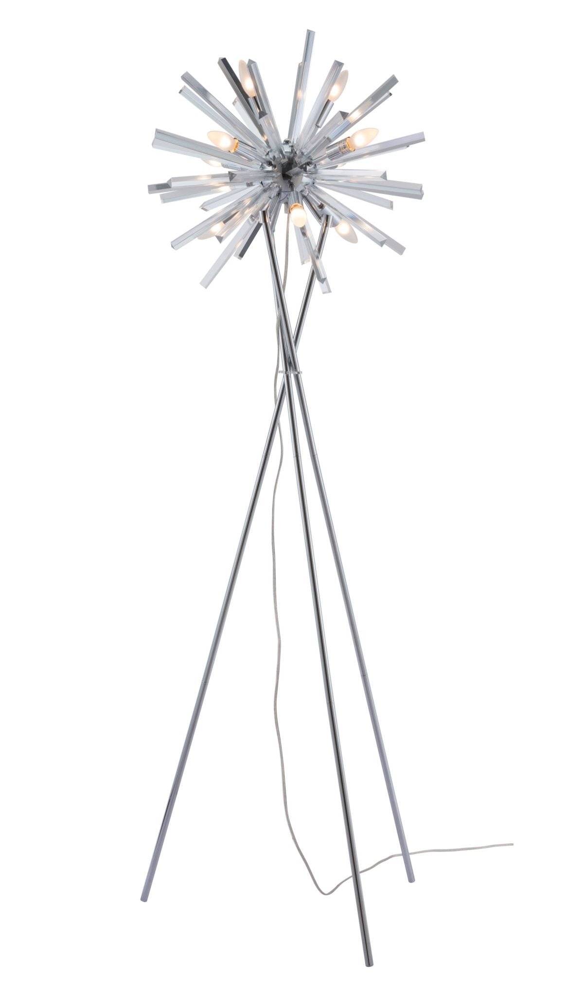 Savoy Floor Lamp Chrome - Cozy Roots Decor