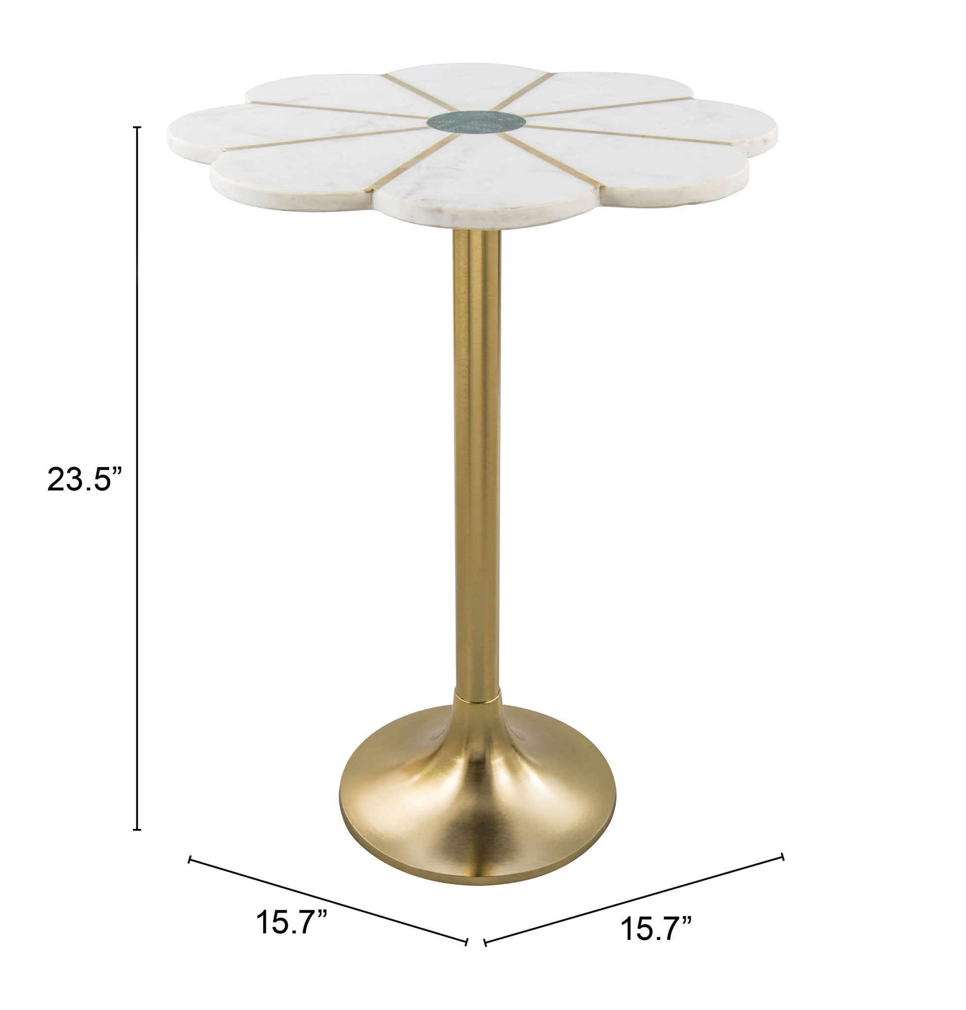 Scallop Side Table Multicolor - Cozy Roots Decor