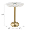 Scallop Side Table Multicolor - Cozy Roots Decor