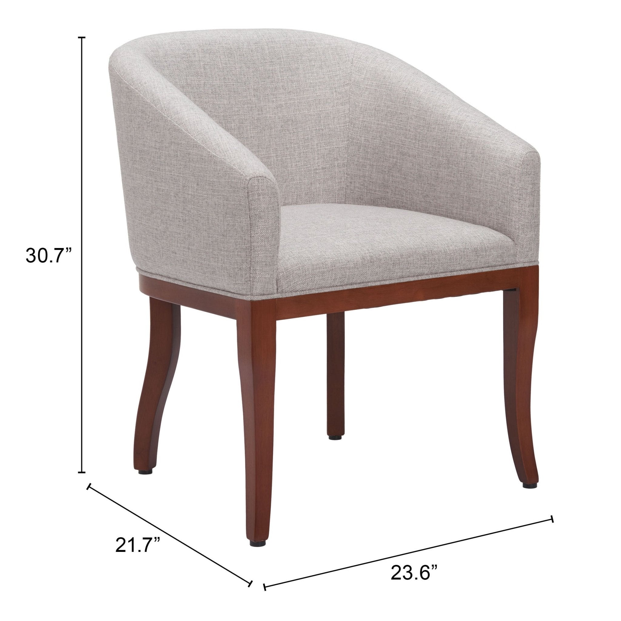 Serasa Dining Chair Gray - Cozy Roots Decor