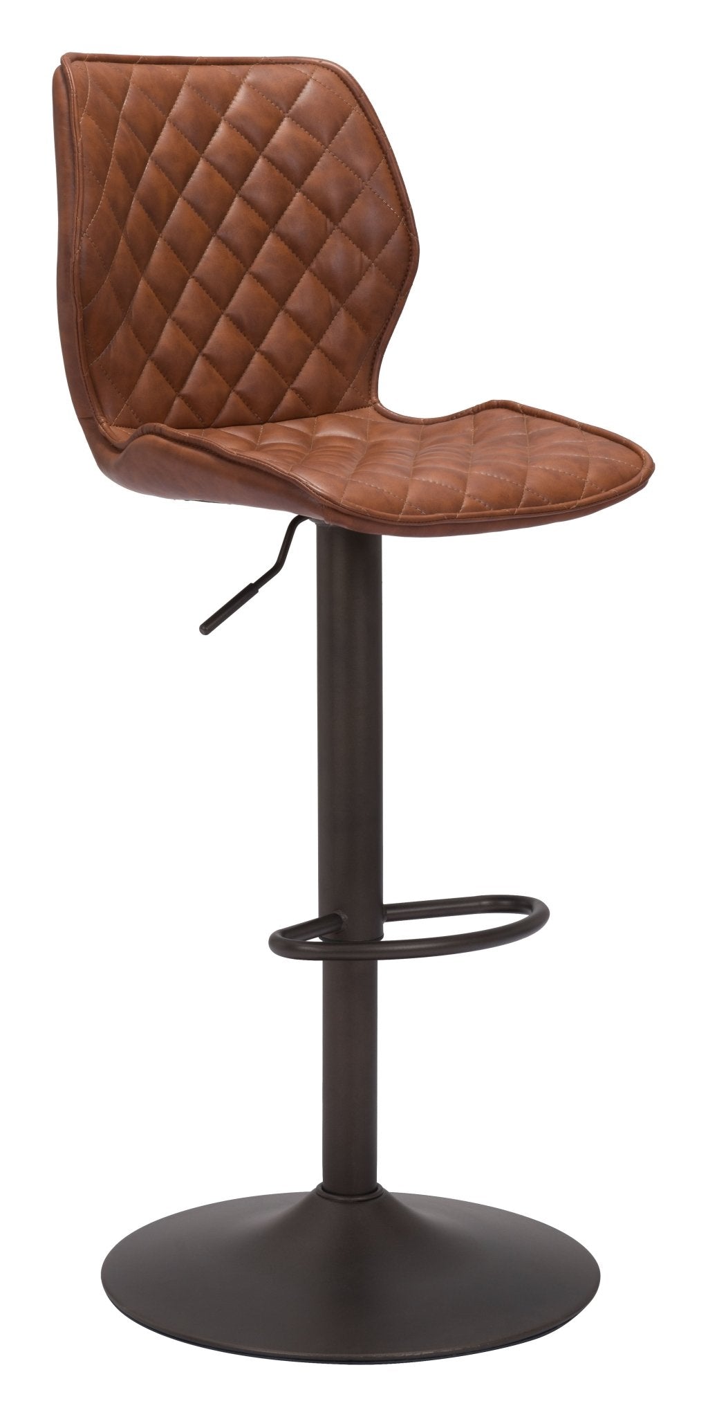 Seth Barstool Vintage Brown & Dark Bronze - Cozy Roots Decor