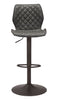 Seth Barstool Vintage Gray & Dark Bronze - Cozy Roots Decor