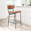 Sharon Counter Stool (Set of 4) Vintage Brown - Cozy Roots Decor
