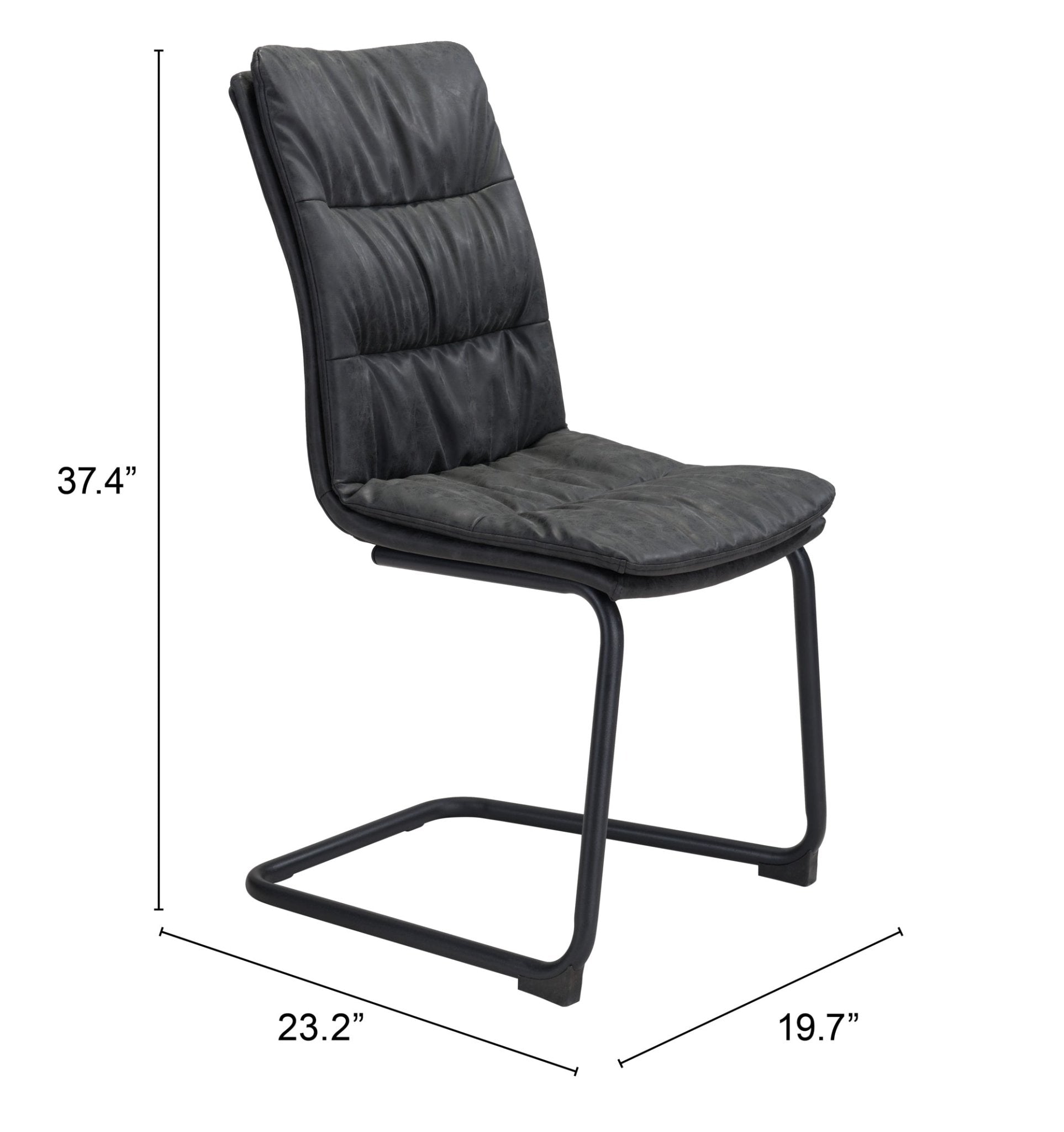 Sharon Dining Chair (Set of 2) Vintage Black - Cozy Roots Decor