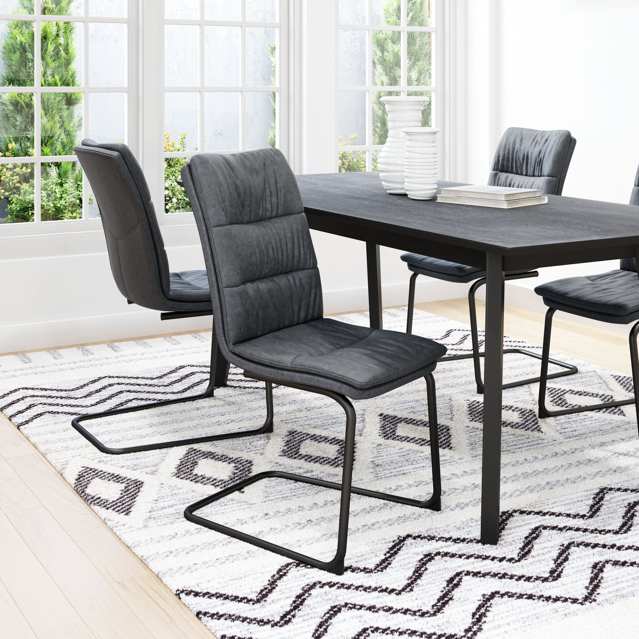 Sharon Dining Chair (Set of 2) Vintage Black - Cozy Roots Decor