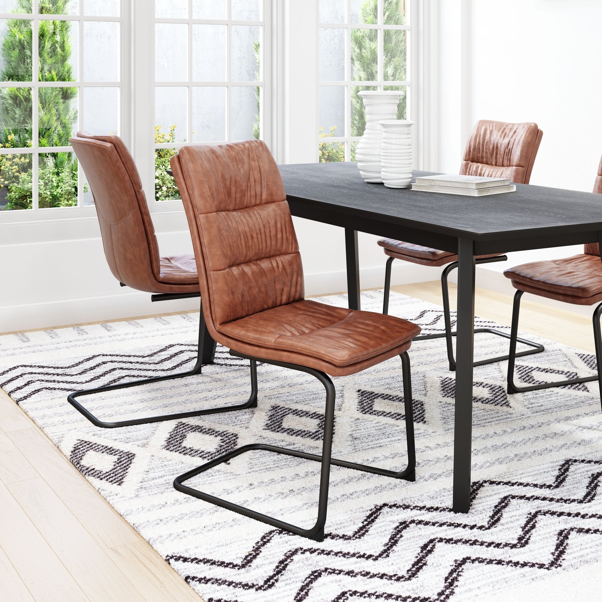 Sharon Dining Chair (Set of 2) Vintage Brown - Cozy Roots Decor