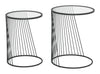 Shine Nesting Table Set (2 - Piece) Black - Cozy Roots Decor