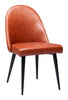 Silloth Armless Dining Chair (Set of 2) Brown - Cozy Roots Decor