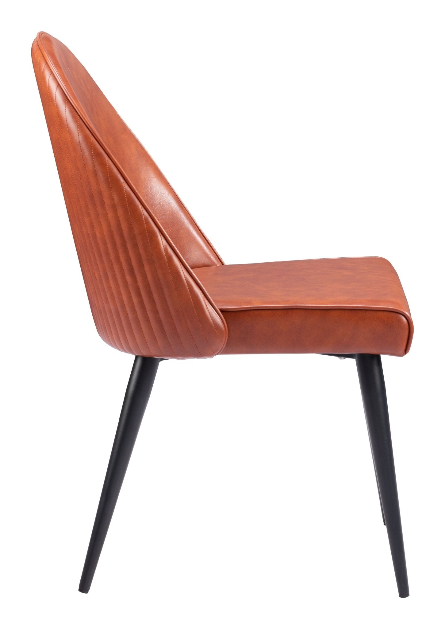 Silloth Armless Dining Chair (Set of 2) Brown - Cozy Roots Decor