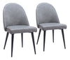 Silloth Armless Dining Chair (Set of 2) Gray - Cozy Roots Decor