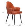 Silloth Dining Chair Brown - Cozy Roots Decor