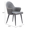 Silloth Dining Chair Gray - Cozy Roots Decor