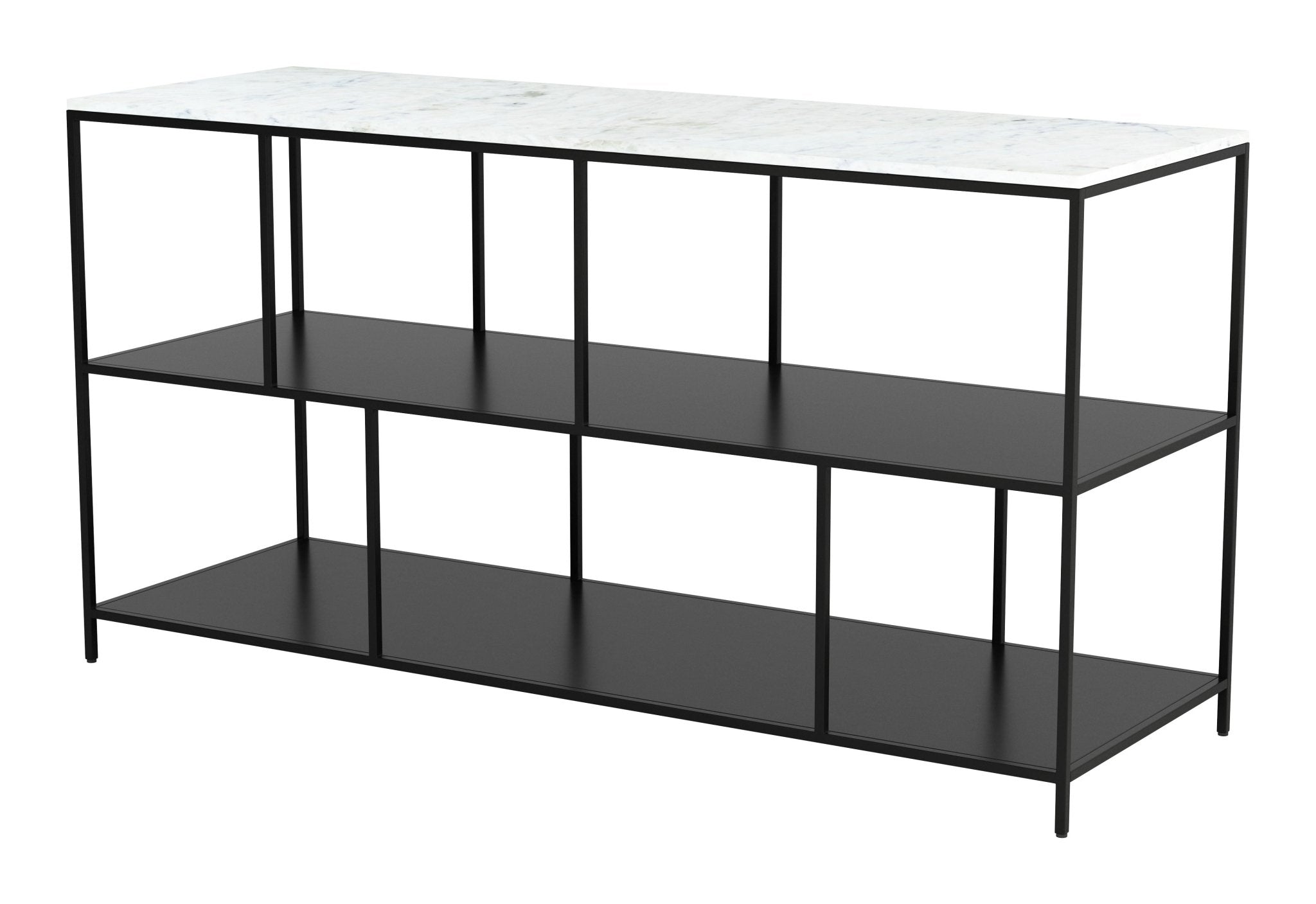 Singularity Console Table White & Black - Cozy Roots Decor