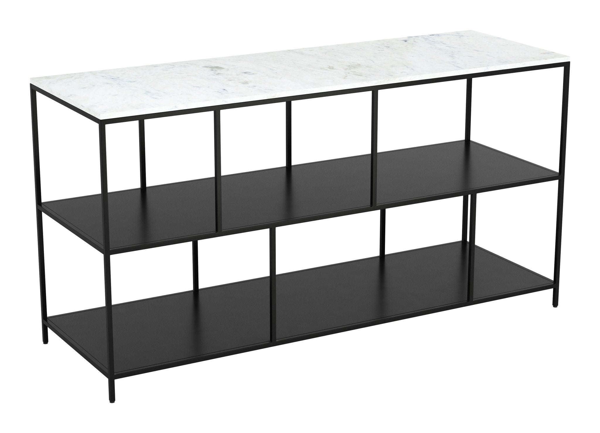 Singularity Console Table White & Black - Cozy Roots Decor