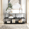 Singularity Console Table White & Black - Cozy Roots Decor