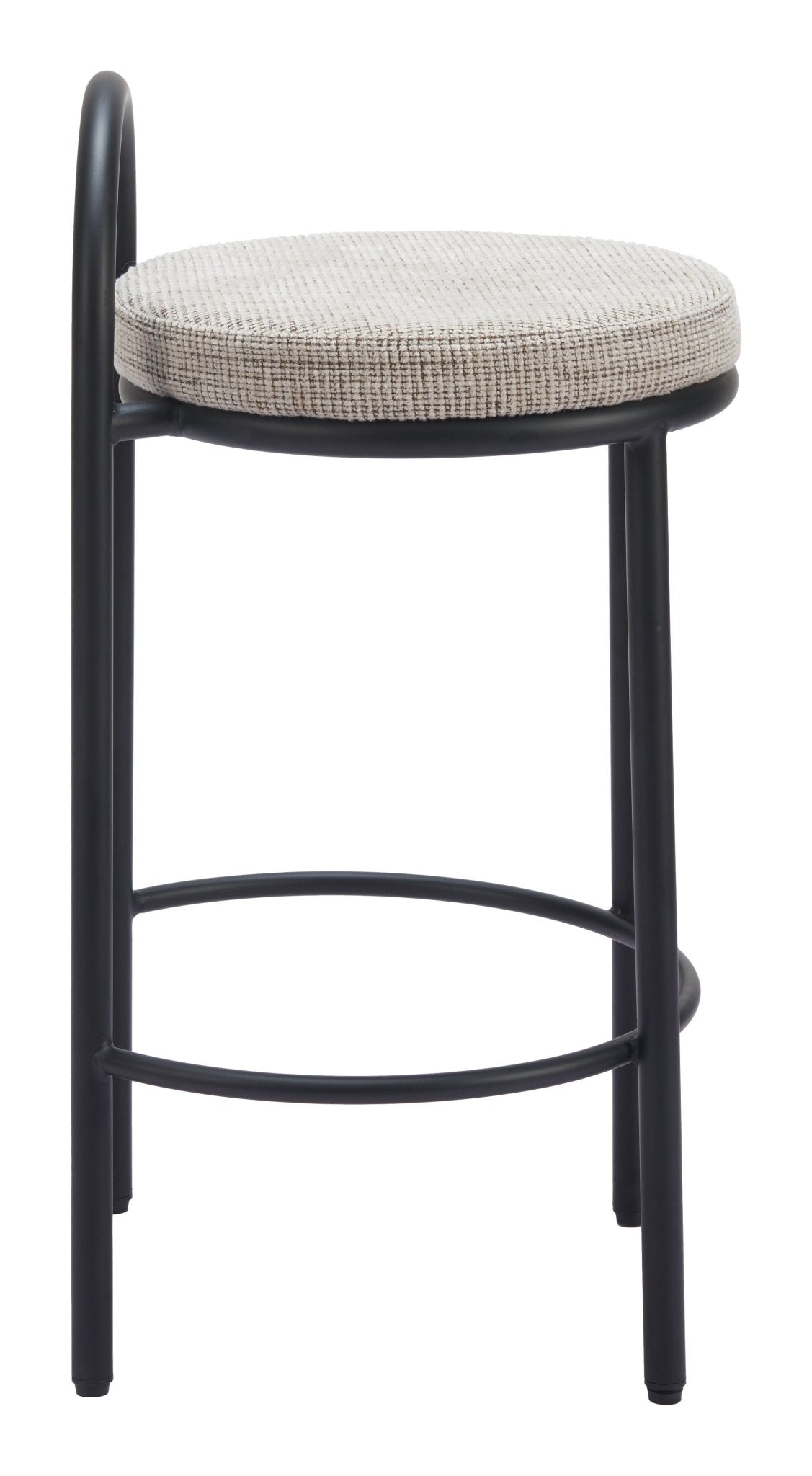 Sisal Counter Stool (Set of 2) Beige Tweed - Cozy Roots Decor