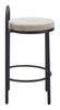 Sisal Counter Stool (Set of 2) Beige Tweed - Cozy Roots Decor