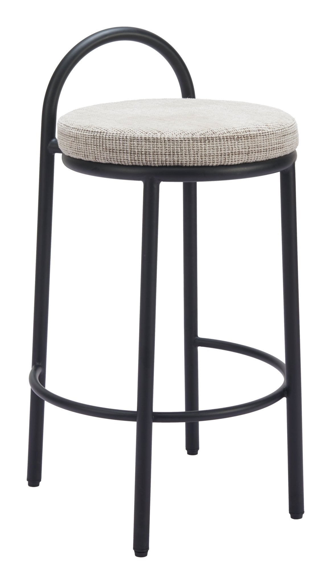 Sisal Counter Stool (Set of 2) Beige Tweed - Cozy Roots Decor