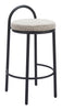 Sisal Counter Stool (Set of 2) Beige Tweed - Cozy Roots Decor