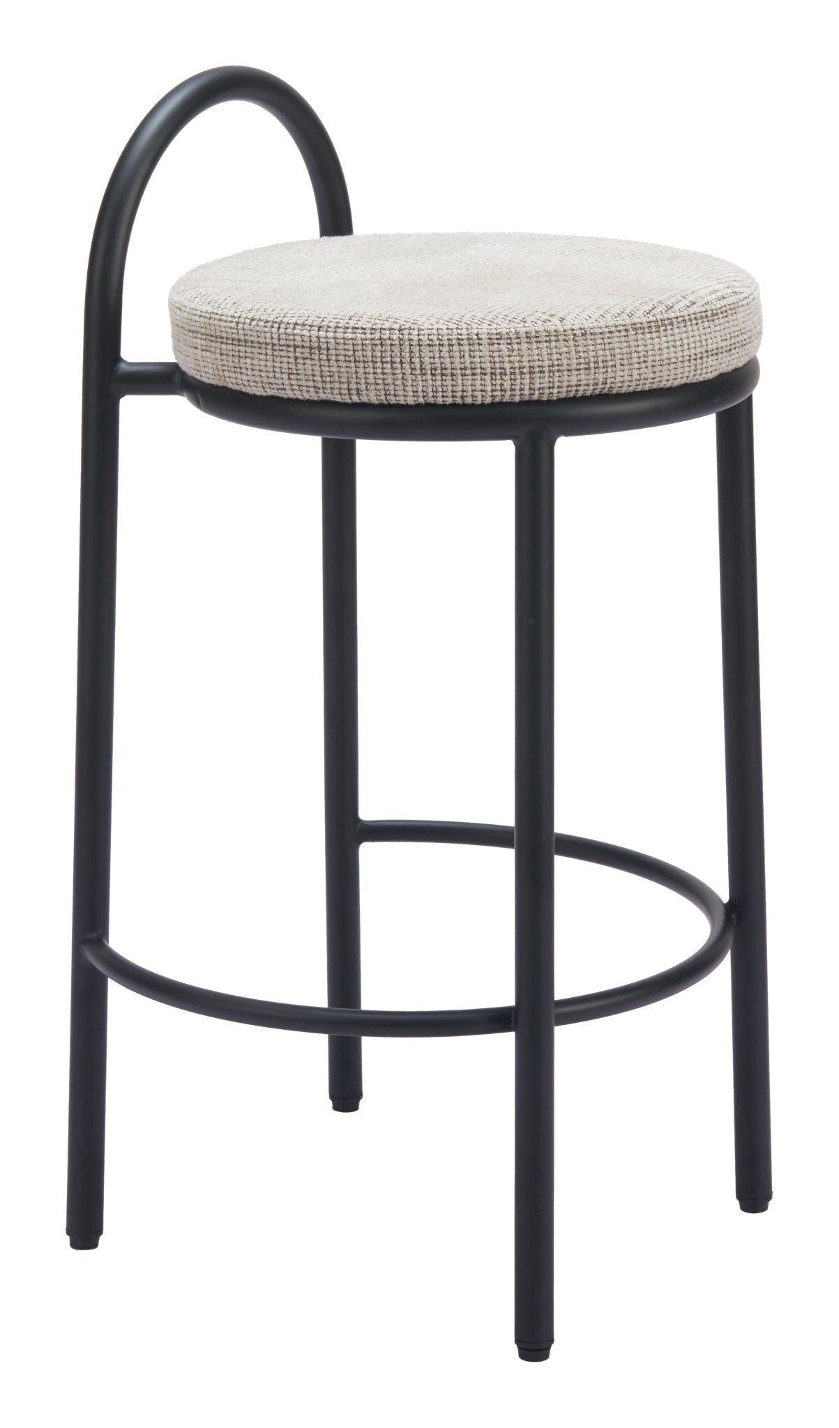 Sisal Counter Stool (Set of 2) Beige Tweed - Cozy Roots Decor