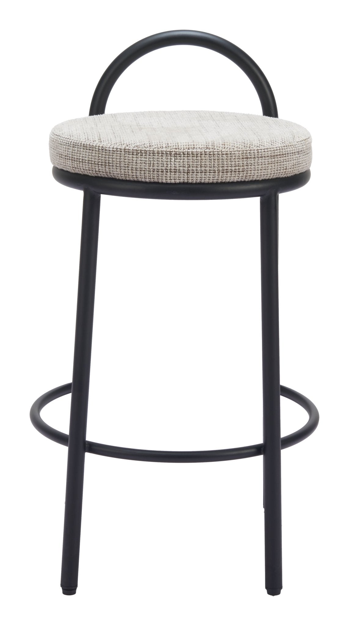 Sisal Counter Stool (Set of 2) Beige Tweed - Cozy Roots Decor