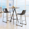 Smart Barstool (Set of 2) Black - Cozy Roots Decor