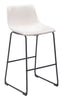 Smart Barstool (Set of 2) Distressed White - Cozy Roots Decor