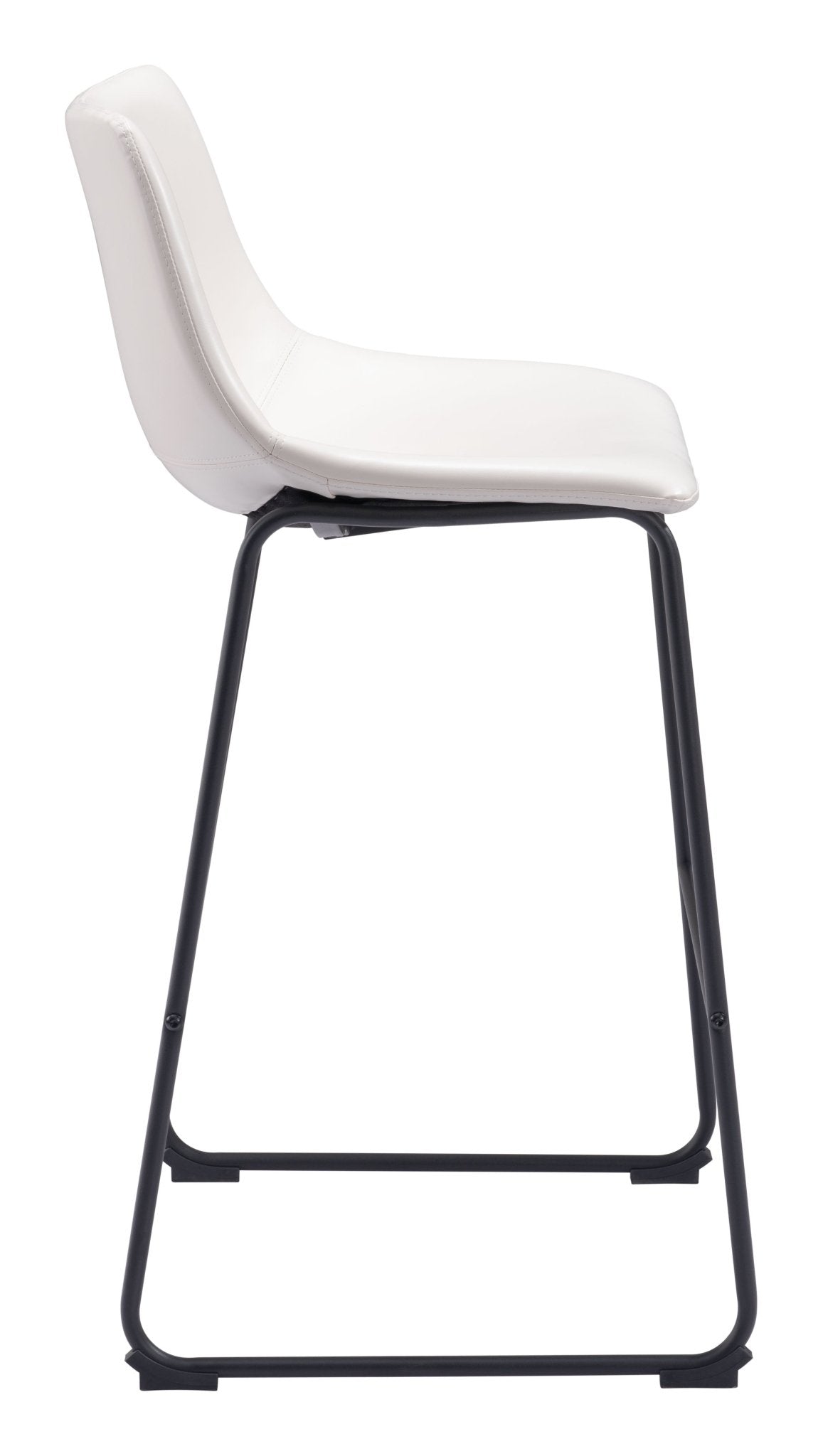 Smart Barstool (Set of 2) Distressed White - Cozy Roots Decor
