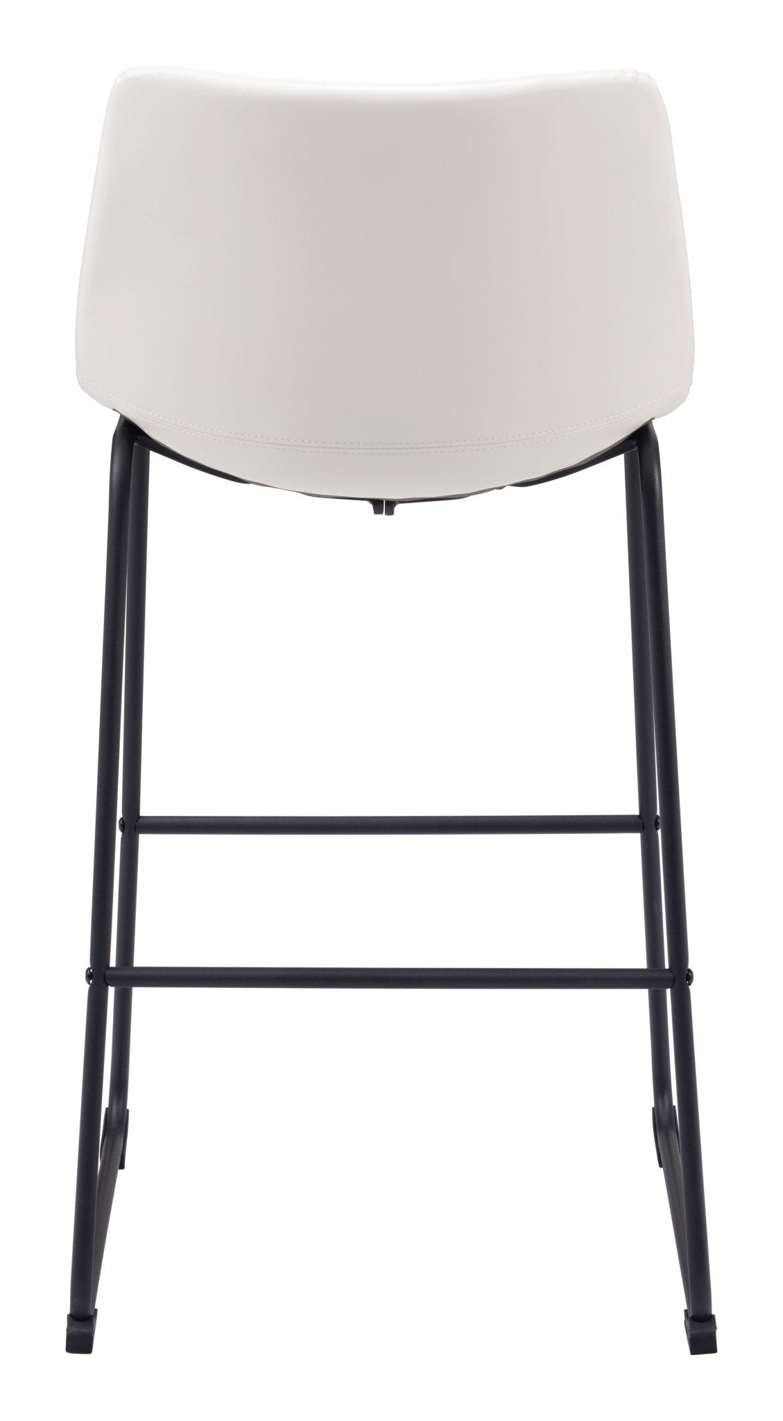 Smart Barstool (Set of 2) Distressed White - Cozy Roots Decor