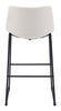 Smart Barstool (Set of 2) Distressed White - Cozy Roots Decor