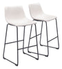Smart Barstool (Set of 2) Distressed White - Cozy Roots Decor