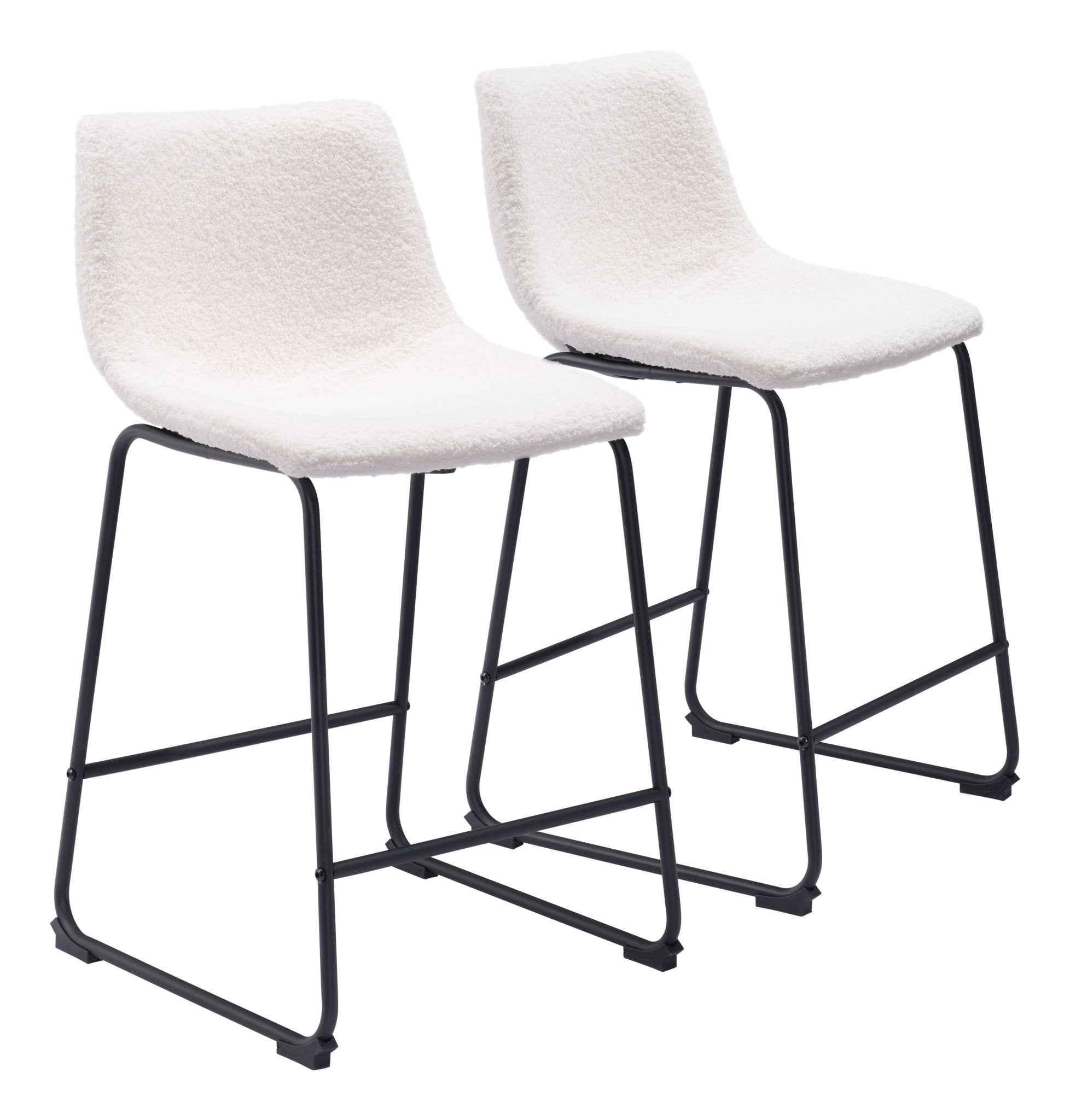 Smart Counter Stool (Set of 2) Ivory - Cozy Roots Decor