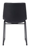 Smart Dining Chair (Set of 2) Black - Cozy Roots Decor