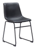 Smart Dining Chair (Set of 2) Black - Cozy Roots Decor