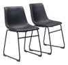 Smart Dining Chair (Set of 2) Black - Cozy Roots Decor
