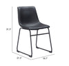 Smart Dining Chair (Set of 2) Black - Cozy Roots Decor