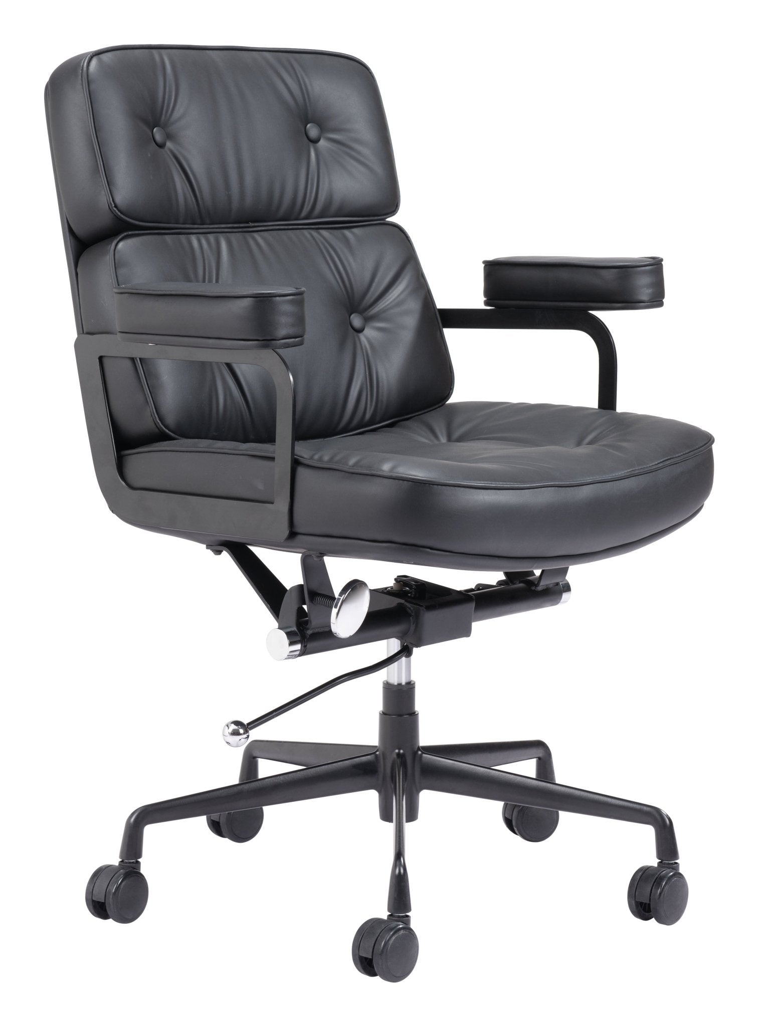 Smiths Office Chair Black - Cozy Roots Decor