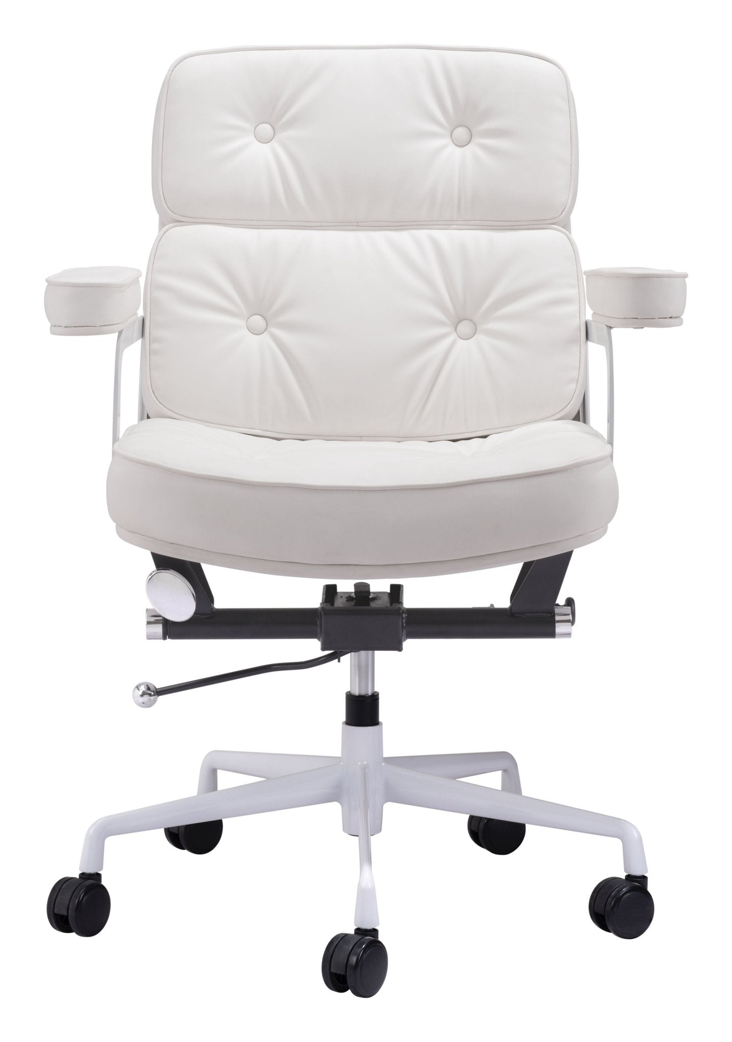 Smiths Office Chair White - Cozy Roots Decor