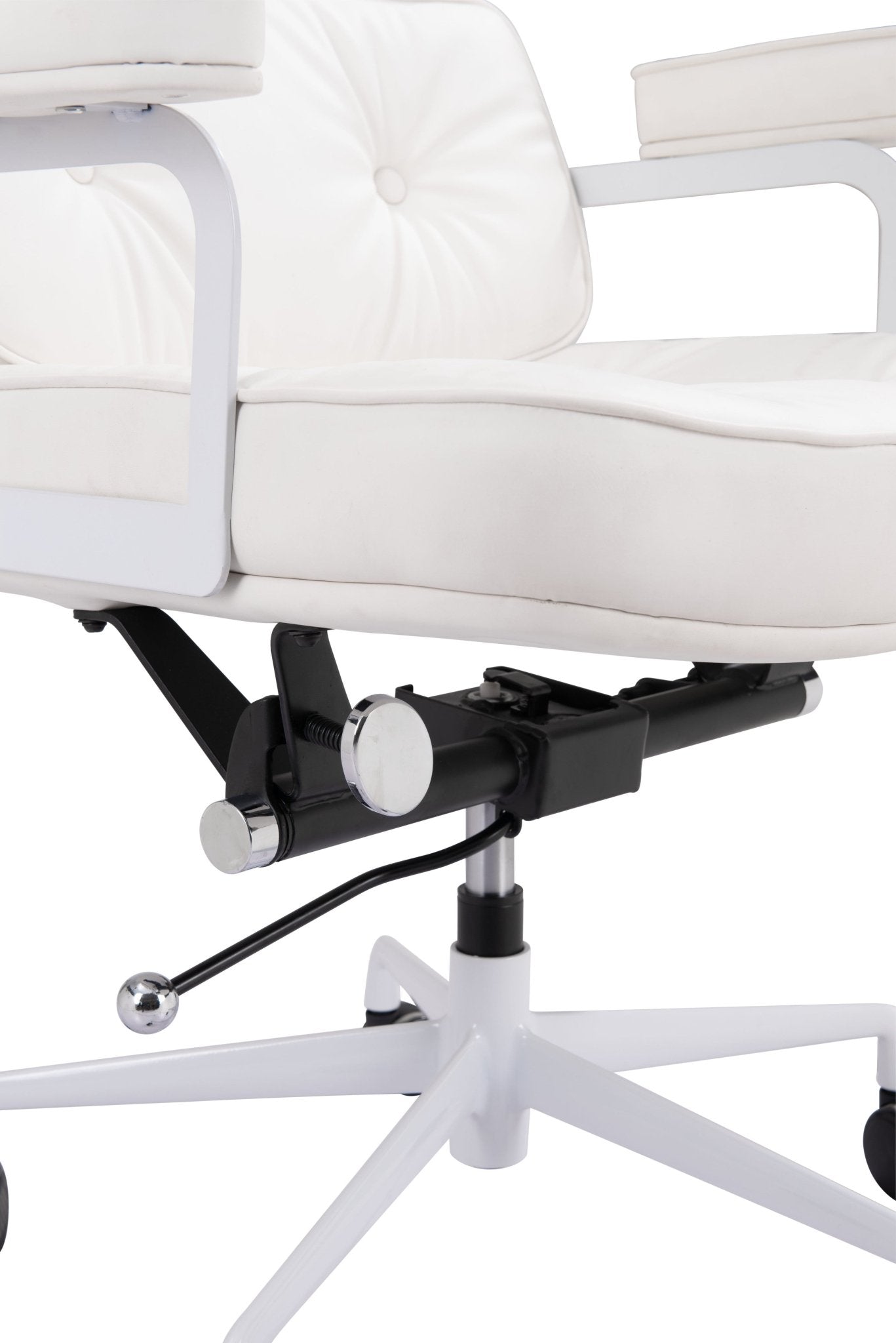 Smiths Office Chair White - Cozy Roots Decor